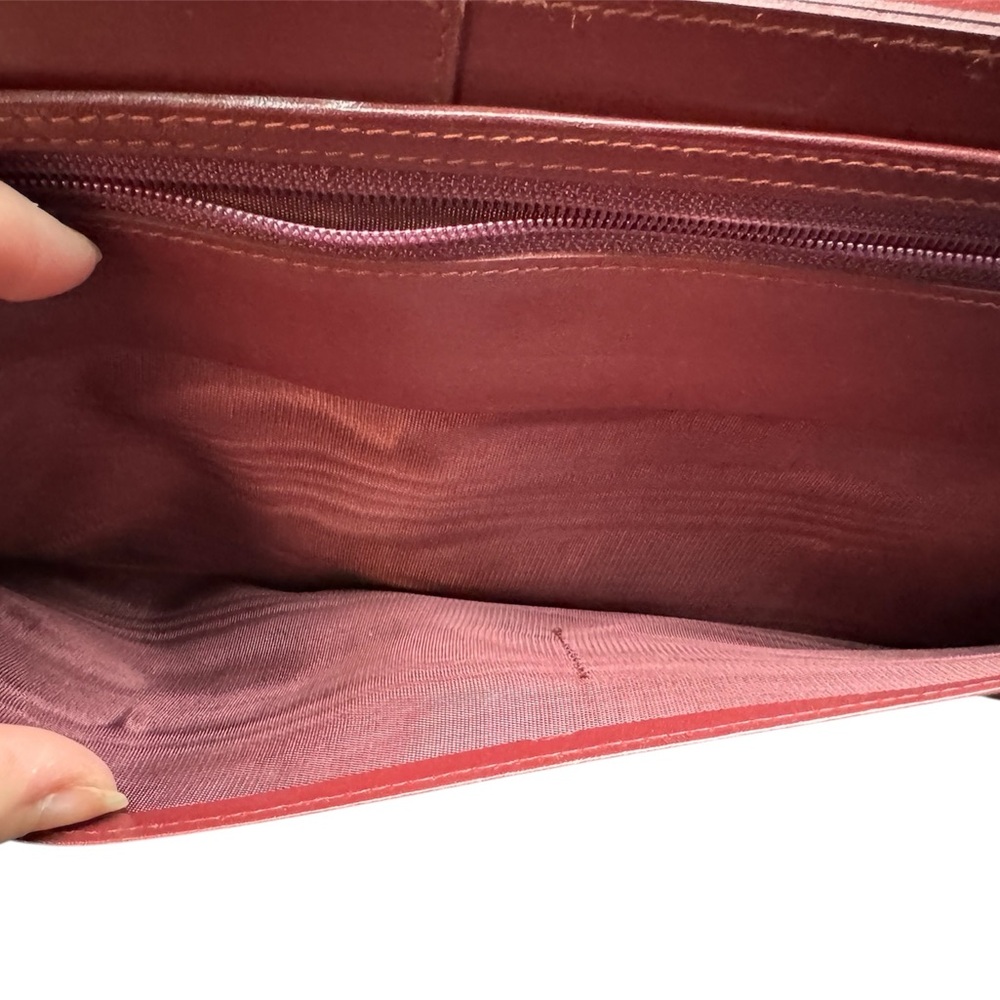 Cartier Must de Cartier Bodreaux Vintage Leather Clutch - Picture 9 of 9